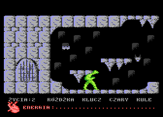 Kernaw (Atari 8-bit) screenshot: Game start up
