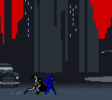 Batman: Chaos in Gotham (Game Boy Color) screenshot: Blues can shoot