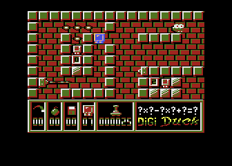 Digi Duck (Atari 8-bit) screenshot: Explosion