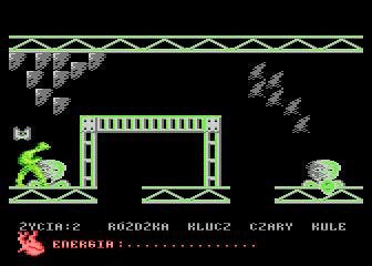 Kernaw (Atari 8-bit) screenshot: Bat