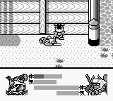 Karakuri Kengōden: Musashi Lord (Game Boy) screenshot: ...weak