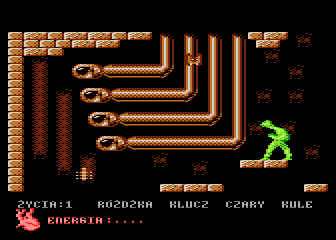Kernaw (Atari 8-bit) screenshot: Spider