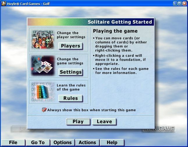 Screenshot of Hoyle Card Games (Windows, 2002) MobyGames