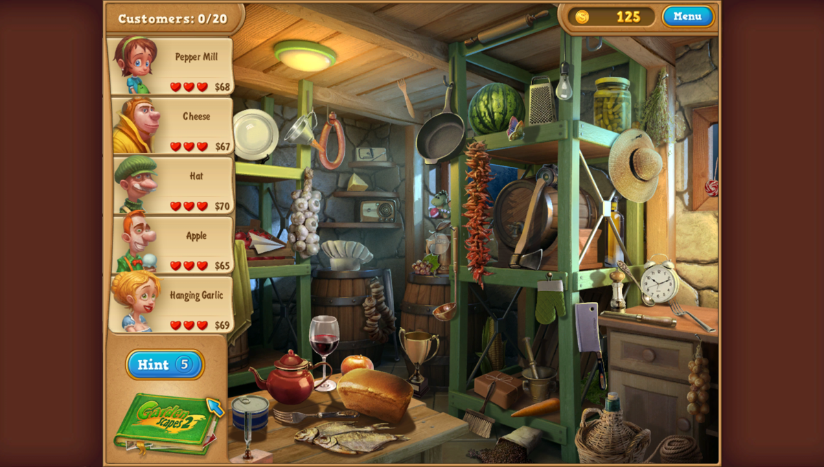 Gardenscapes 2 (Windows) screenshot: The cellar