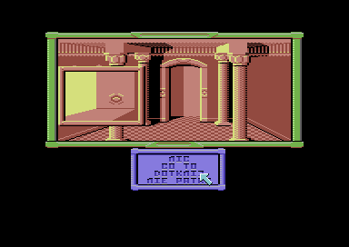 Klątwa (Commodore 64) screenshot: Magic button