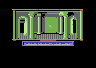 Klątwa (Commodore 64) screenshot: Invisible transition