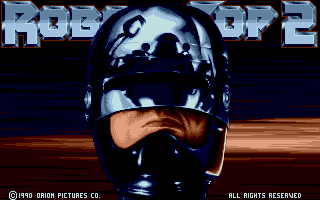 RoboCop 2 (Atari ST) screenshot: Title screen