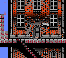 Castlevania II: Simon's Quest (NES) screenshot: Starting the game