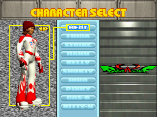 Bust A Groove (PlayStation) screenshot: Character select screen