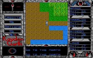Kayden Garth (Atari ST) screenshot: A swamp