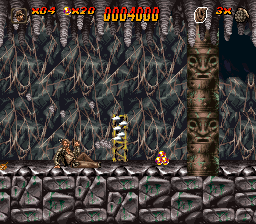 Indiana Jones' Greatest Adventures (SNES) screenshot: Deadly trap