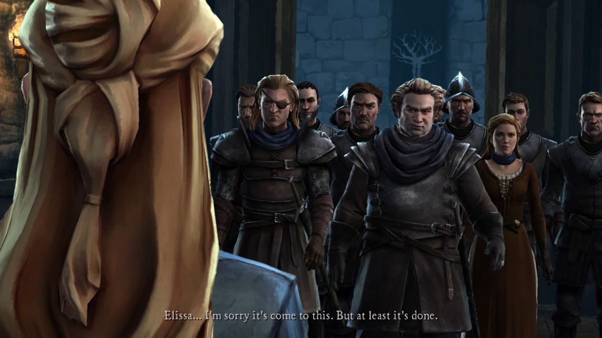 Game of Thrones: Season Finale - The Ice Dragon (PlayStation 4) screenshot: Ludd thinks he's victorious
