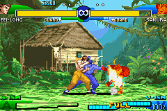 Street Fighter Alpha 3 (Game Boy Advance) screenshot: Fire punch