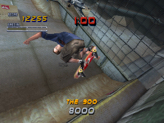 Tony Hawk's Pro Skater 2 (PlayStation) screenshot: Tony Hawk's unique trick: The 900!