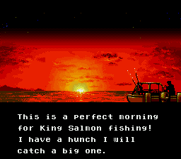 King Salmon: The Big Catch (Genesis) screenshot: Story