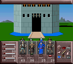 Drakkhen (SNES) screenshot: Tower entrance