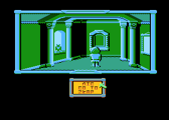 Klątwa (Atari 8-bit) screenshot: Hidden chamber