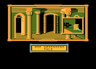 Klątwa (Atari 8-bit) screenshot: Lifting limit