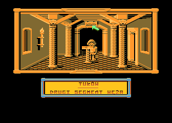 Klątwa (Atari 8-bit) screenshot: Second serpent segment
