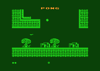 Pong (Atari 8-bit) screenshot: Communication pipe
