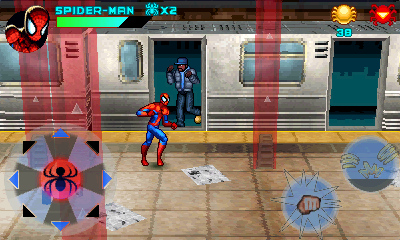 Spider-Man: Toxic City HD (Windows Mobile) screenshot: In the subway