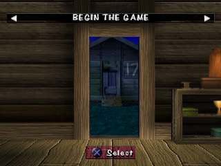 Chicken Run (PlayStation) screenshot: Main menu.