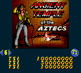 Hollywood Pinball (Game Boy Color) screenshot: Ancient Temple of the Aztecs