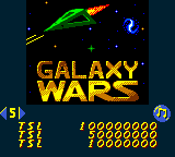 Hollywood Pinball (Game Boy Color) screenshot: Galaxy wars