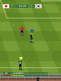 2014 FIFA World Cup Brazil (J2ME) screenshot: Throw in