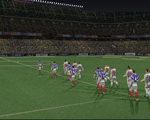 Liberogrande International (PlayStation) screenshot: Camp Nou.