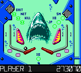 Hollywood Pinball (Game Boy Color) screenshot: Nice teeth