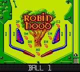Hollywood Pinball (Game Boy Color) screenshot: Robin hood table