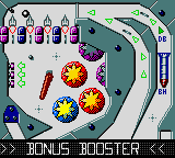 Hollywood Pinball (Game Boy Color) screenshot: Space climate?