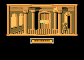 Klątwa (Atari 8-bit) screenshot: Little cloud