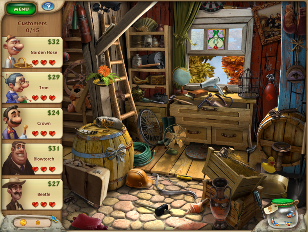 Barn Yarn (Windows) screenshot: An old cellar