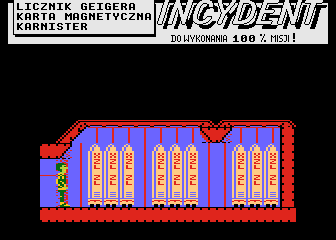Incydent (Atari 8-bit) screenshot: Ecological threat
