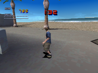 Tony Hawk's Pro Skater 2 (PlayStation) screenshot: In Venice beach.