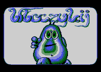 Włóczykij (Atari 8-bit) screenshot: Title screen