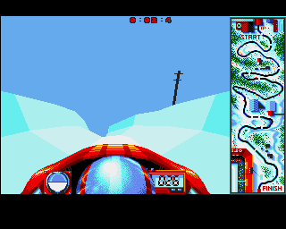 Winter Supersports 92 (Amiga) screenshot: Bobsleight and...