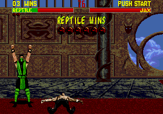 Screenshot of Mortal Kombat II (SNES, 1993) - MobyGames