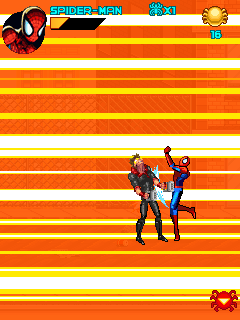 Spider-Man: Toxic City (J2ME) screenshot: Boss defeated
