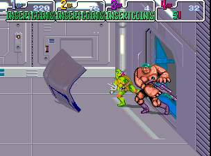 Teenage Mutant Ninja Turtles (Arcade) screenshot: General Traag