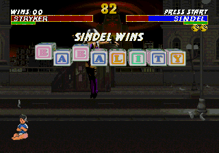 Mortal Kombat 3 (Genesis) screenshot: Babality