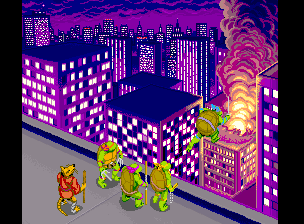 Teenage Mutant Ninja Turtles (Arcade) screenshot: Game story