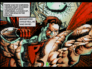 Ultraverse Prime / Microcosm (SEGA CD) screenshot: Comics View