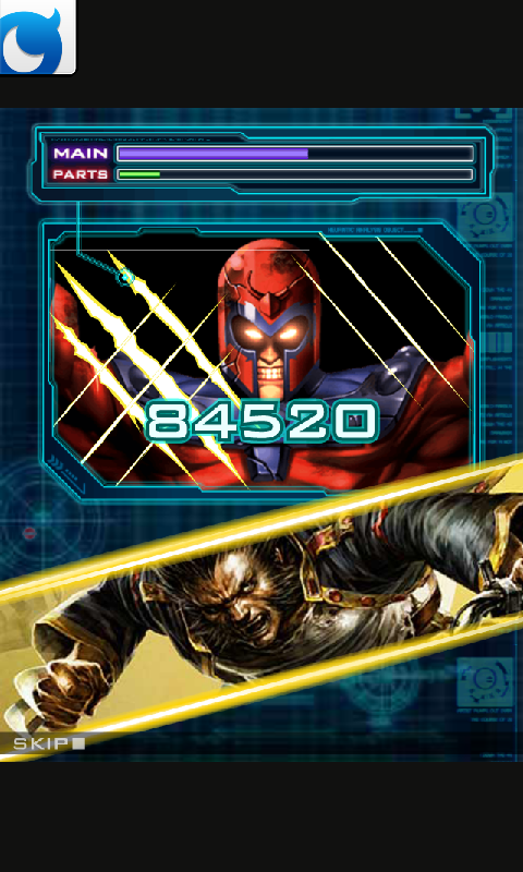 Marvel: War of Heroes (Android) screenshot: Getting some help from a friend
