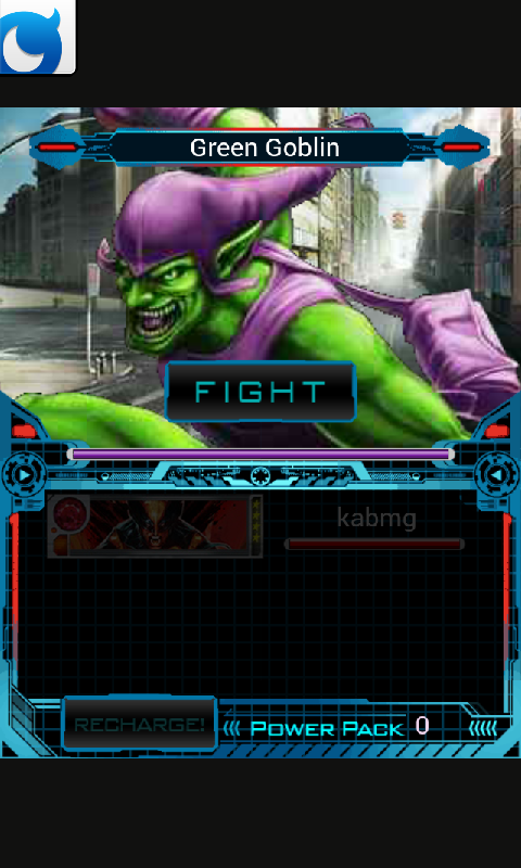 Marvel: War of Heroes (Android) screenshot: Green Goblin fight