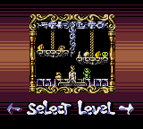 Keep the Balance! (Game Boy Color) screenshot: Level select