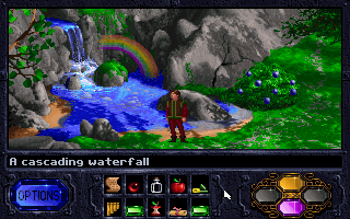 Fables & Fiends: The Legend of Kyrandia - Book One (DOS) screenshot: Nice scenery.