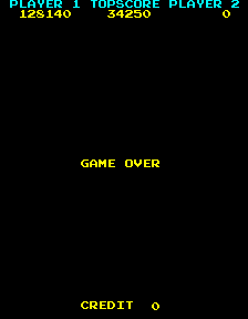 Mr. TNT (Arcade) screenshot: Game over